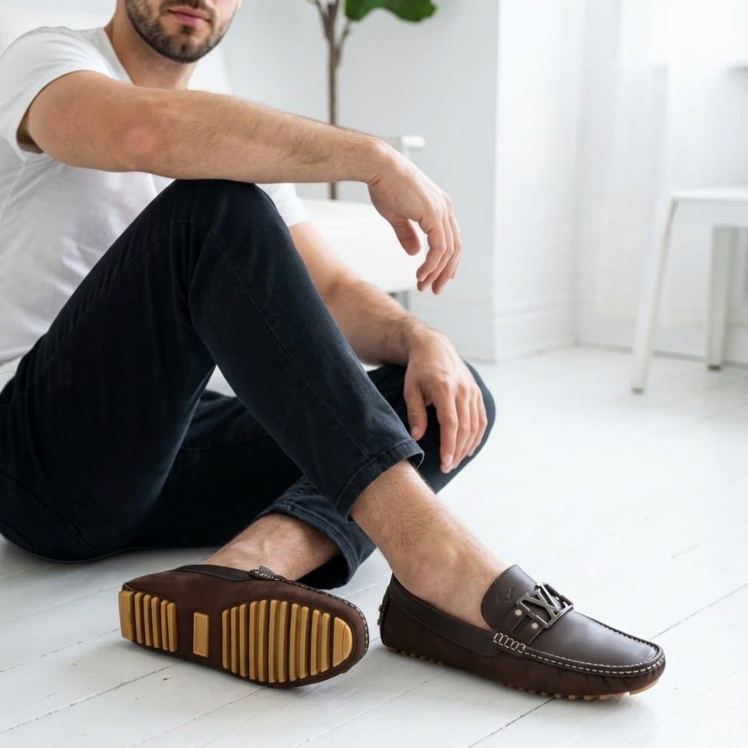 Mocasin Louis Vuiton Cuero