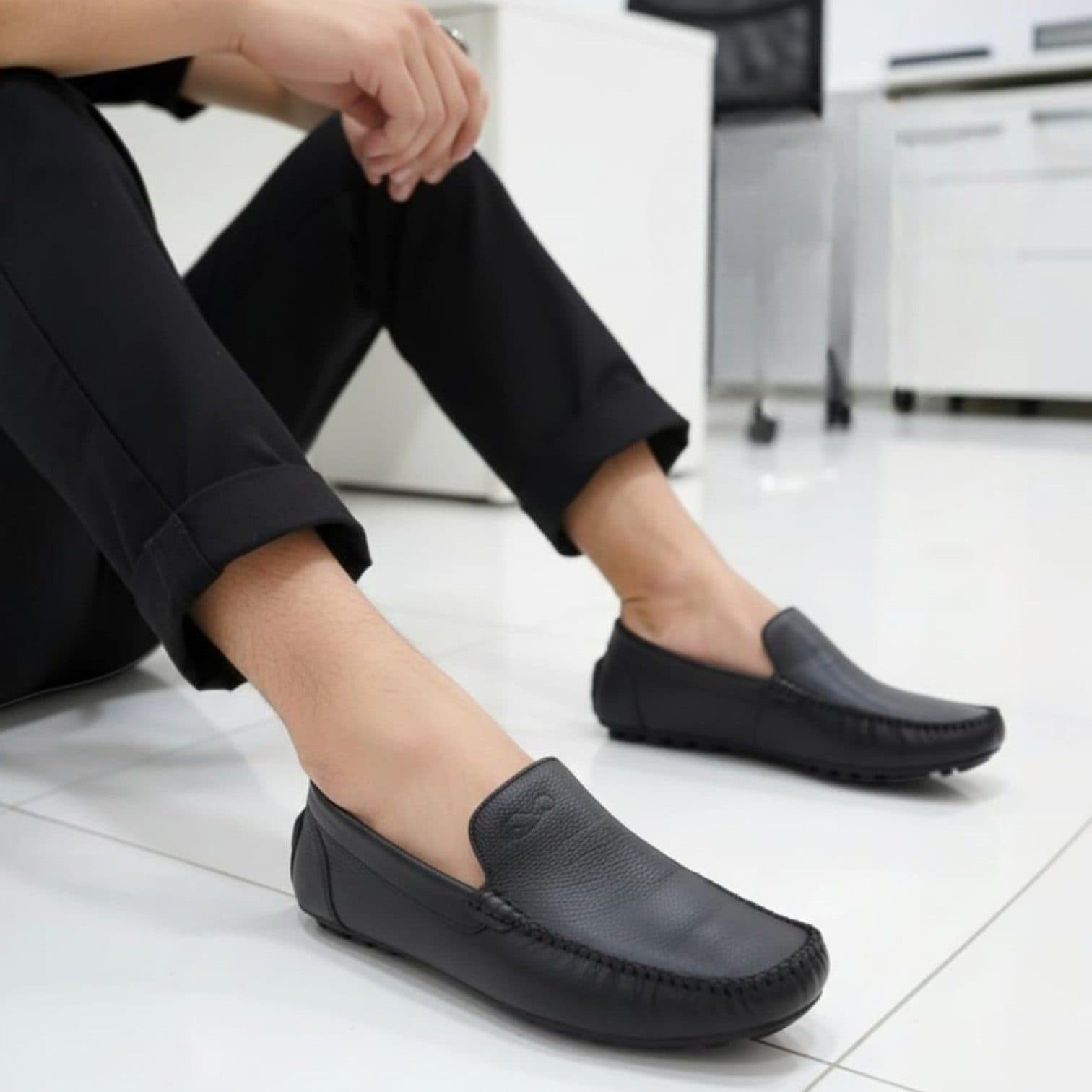 Mocasin Drivers Harvey en Cuero
