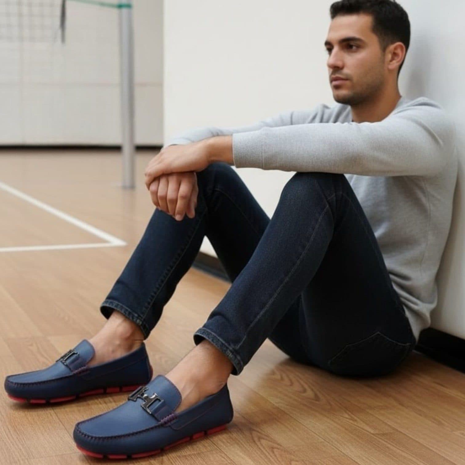 Mocasin en cuero HC
